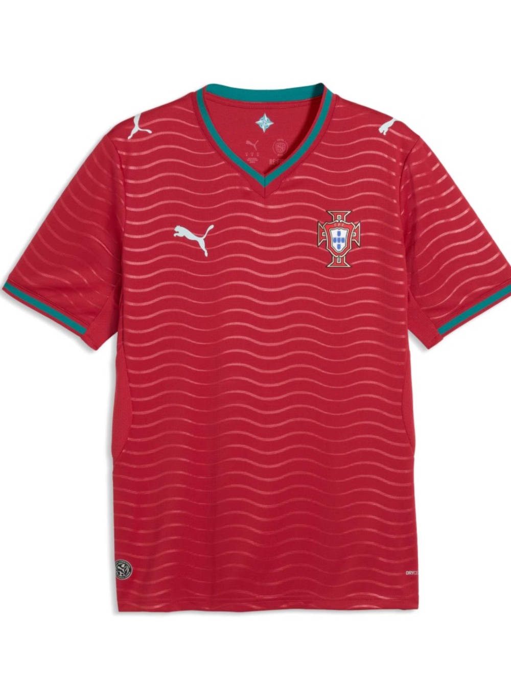 Portugal National Team Puma Jersey - Red with Green Trim